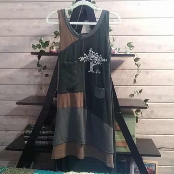 4 Piece Tree Coat and Dress Set Boho Lagenlook - Picture 7 of 16